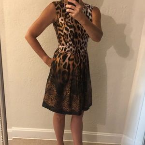 Boston Proper leopard print dress